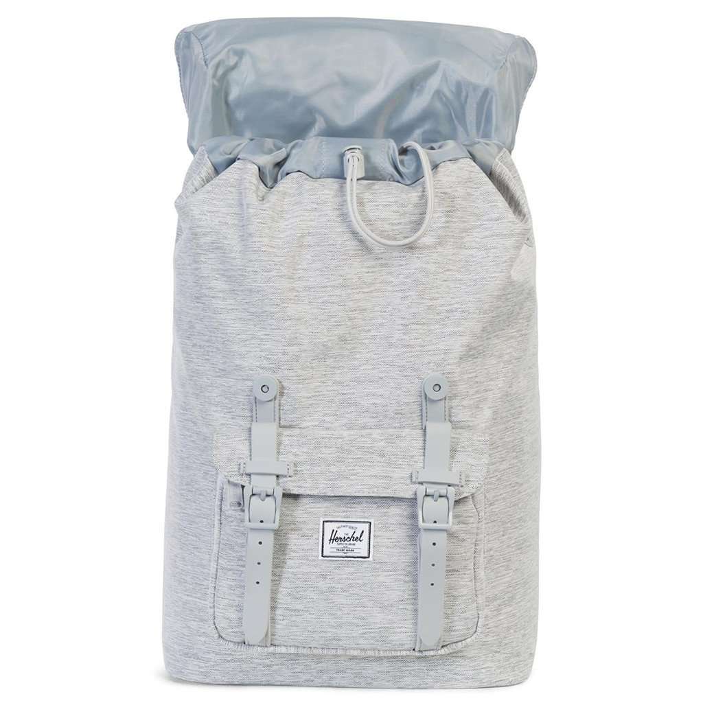 Little America Mid Volume Backpack in Light Grey Crosshatch by Herschel Supply Co. - Country Club Prep