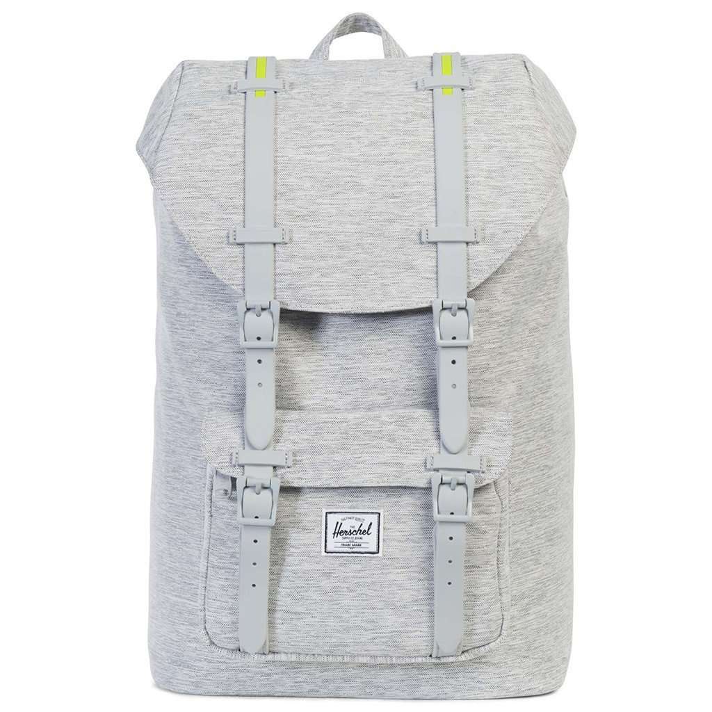 Little America Mid Volume Backpack in Light Grey Crosshatch by Herschel Supply Co. - Country Club Prep