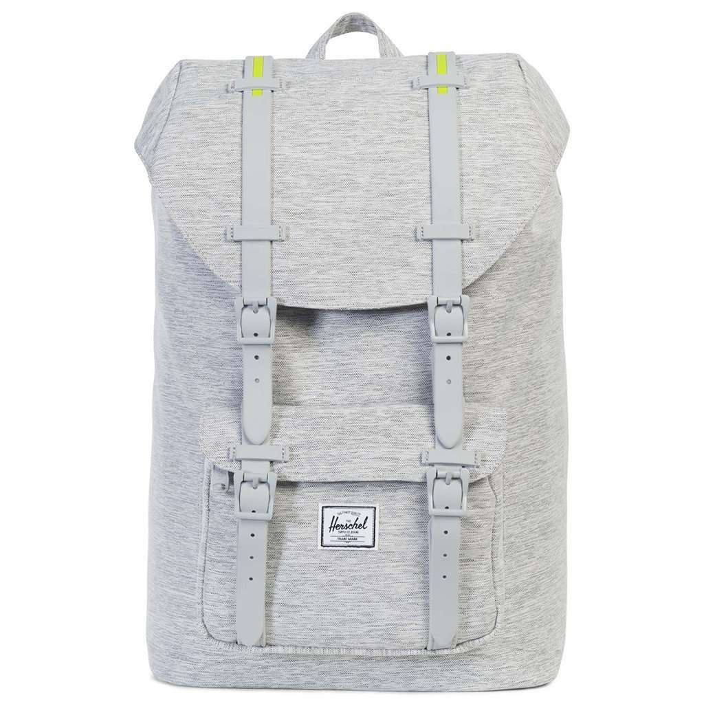 herschel backpack silver Herschel Supply Co. Little America Mid Volume Backpack in Light Grey  Crosshatch – Country Club Prep