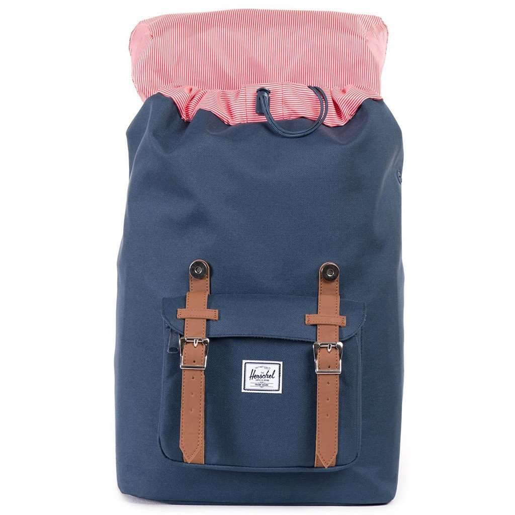 Little America Mid Volume Backpack in Navy by Herschel Supply Co. - Country Club Prep