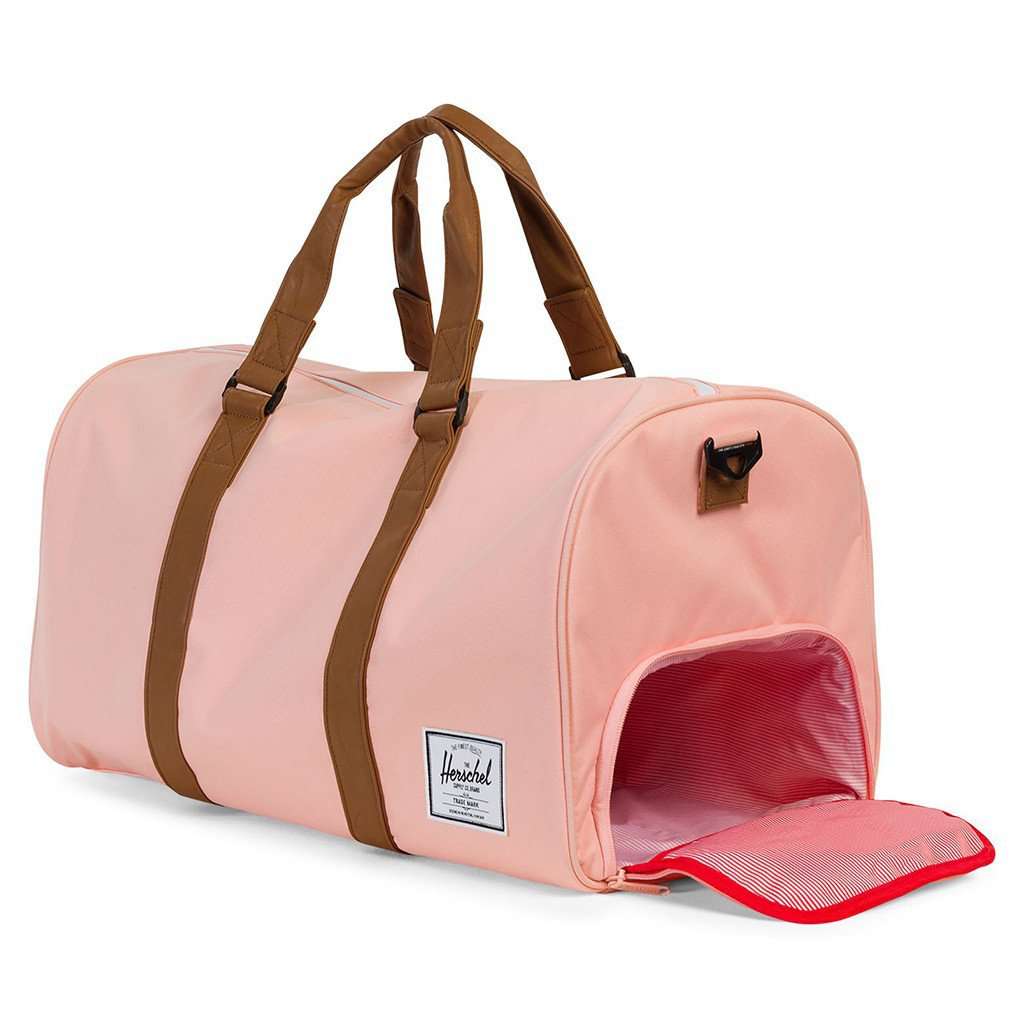 Novel Duffle Bag in Apricot Blush by Herschel Supply Co. - Country Club Prep