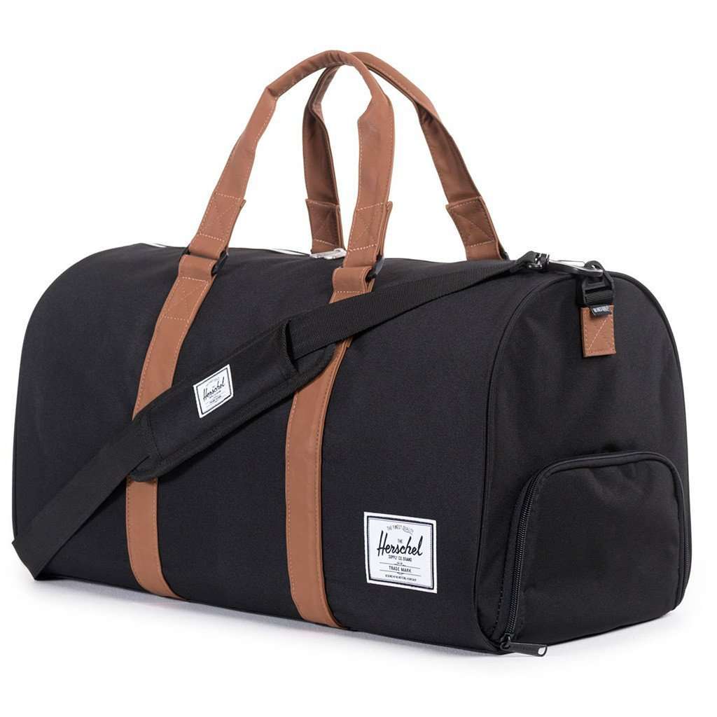 Novel Duffle Bag in Black by Herschel Supply Co. - Country Club Prep