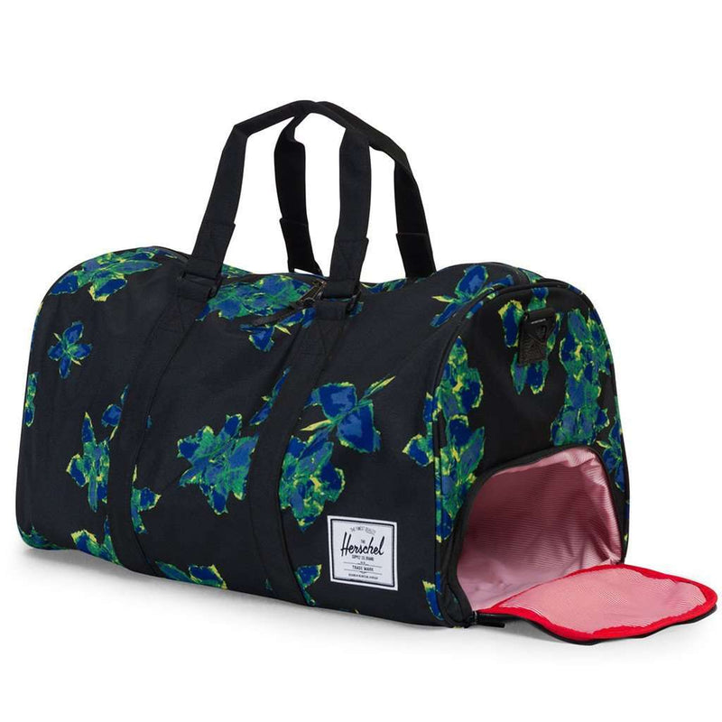 Herschel Supply Novel Duffle Bag in Neon Floral – Country Club