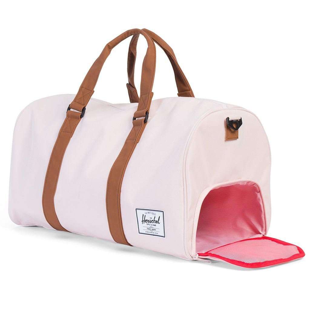 Herschel Supply Novel Duffle in Cloud Pink – Country Club Prep
