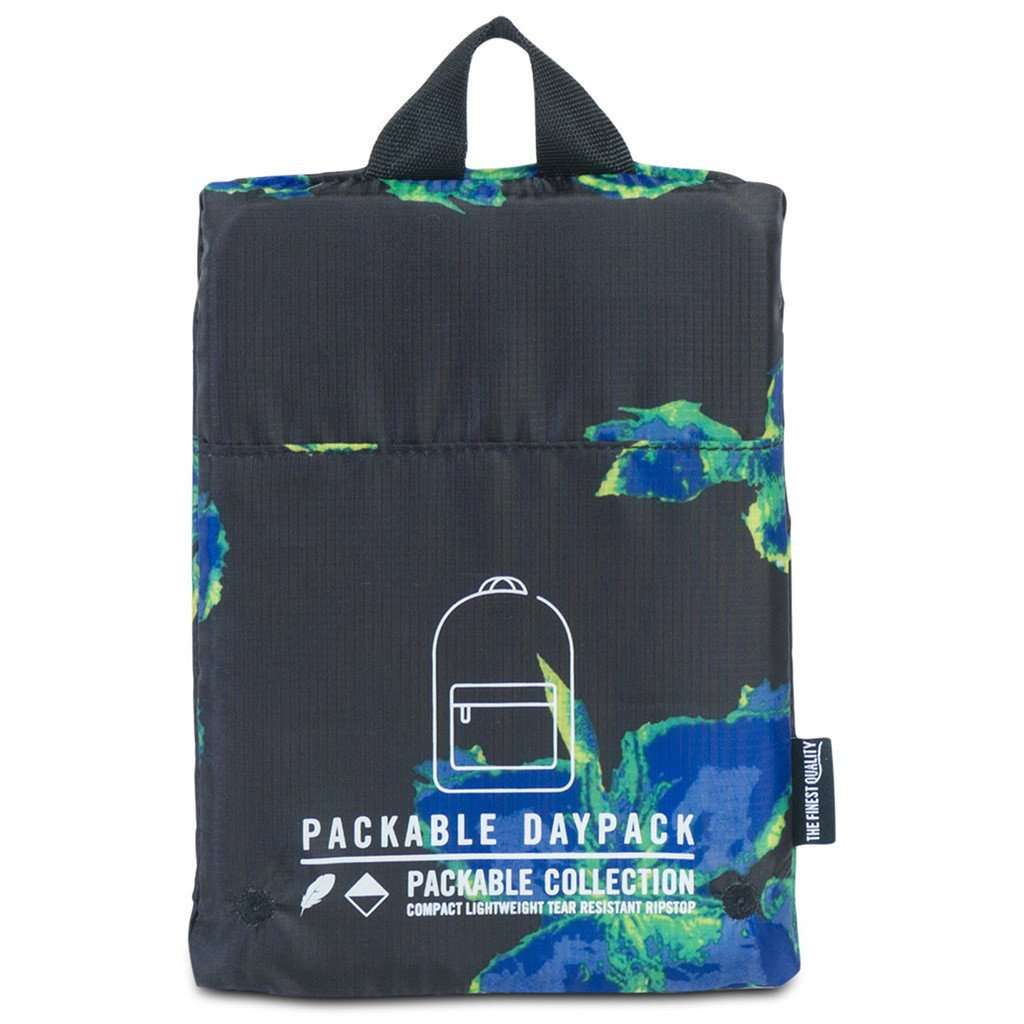 Packable Daypack in Neon Floral by Herschel Supply Co. - Country Club Prep