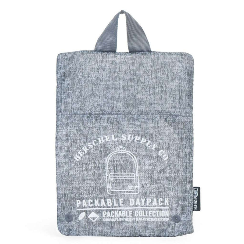 Packable Daypack in Raven Crosshatch by Herschel Supply Co. - Country Club Prep
