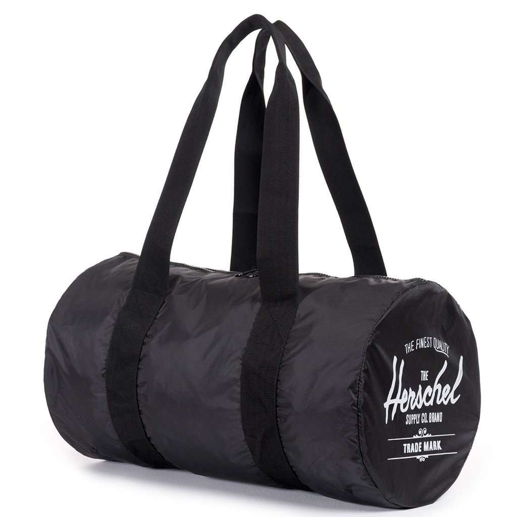 Packable Duffle in Black by Herschel Supply Co. - Country Club Prep