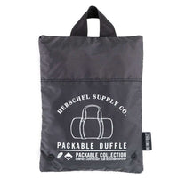 Packable Duffle in Black by Herschel Supply Co. - Country Club Prep