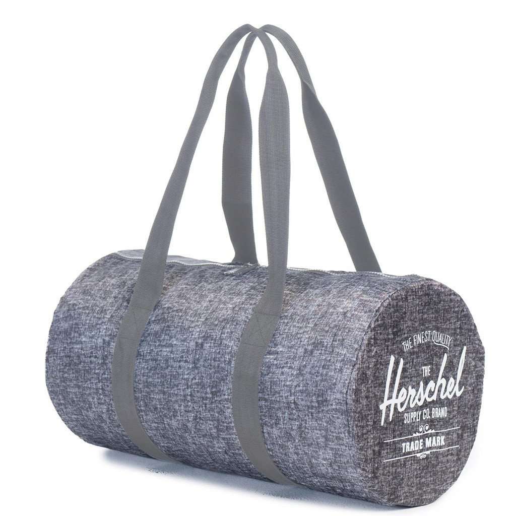 Packable Duffle in Raven Crosshatch by Herschel Supply Co. - Country Club Prep