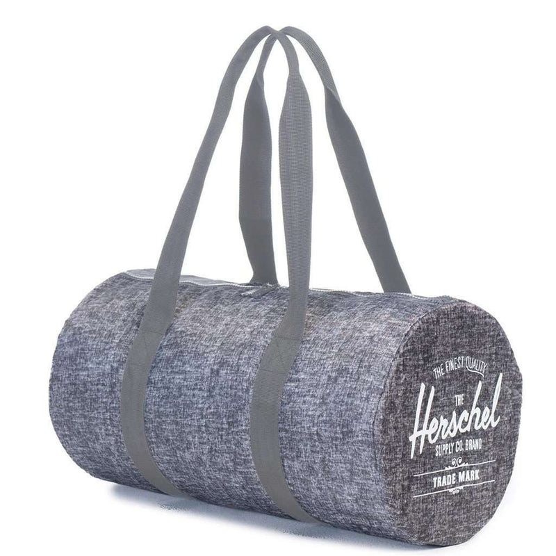 Packable Duffle in Raven Crosshatch by Herschel Supply Co. - Country Club Prep