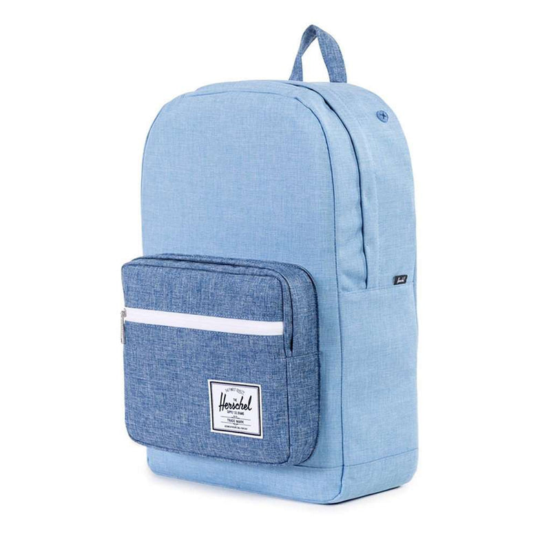 Pop Quiz Backpack in Chambray Crosshatch by Herschel Supply Co. Blue