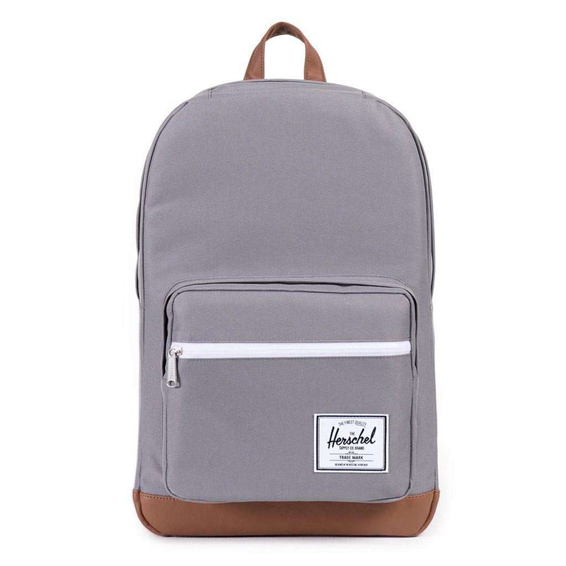 grey herschel backpack pop quiz Supply Co backpack, Raven crosshatch, 22L, It includes one outside pocket with a zipper HERSCHEL Pop Quiz Backpack 25L
