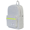 Pop Quiz Backpack in Light Grey Crosshatch by Herschel Supply Co. - Country Club Prep