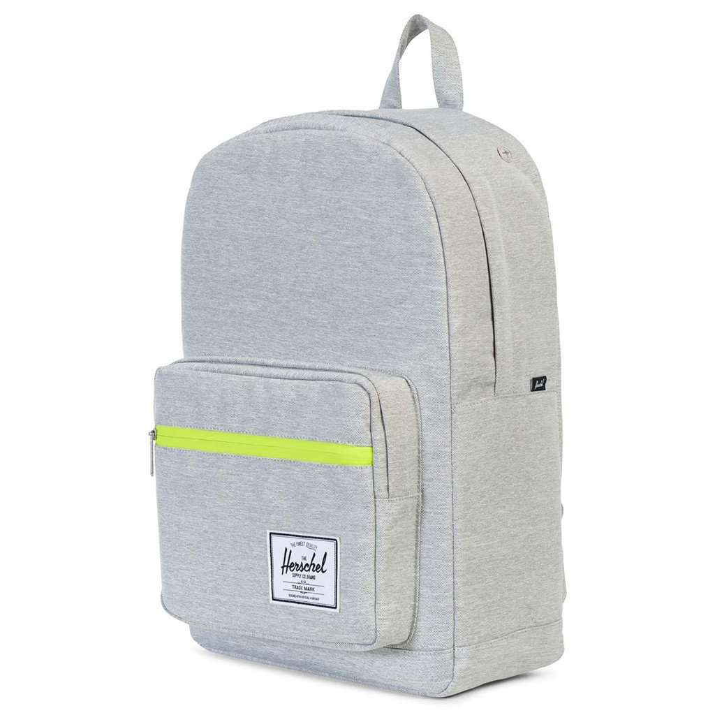 Pop Quiz Backpack in Light Grey Crosshatch by Herschel Supply Co. - Country Club Prep