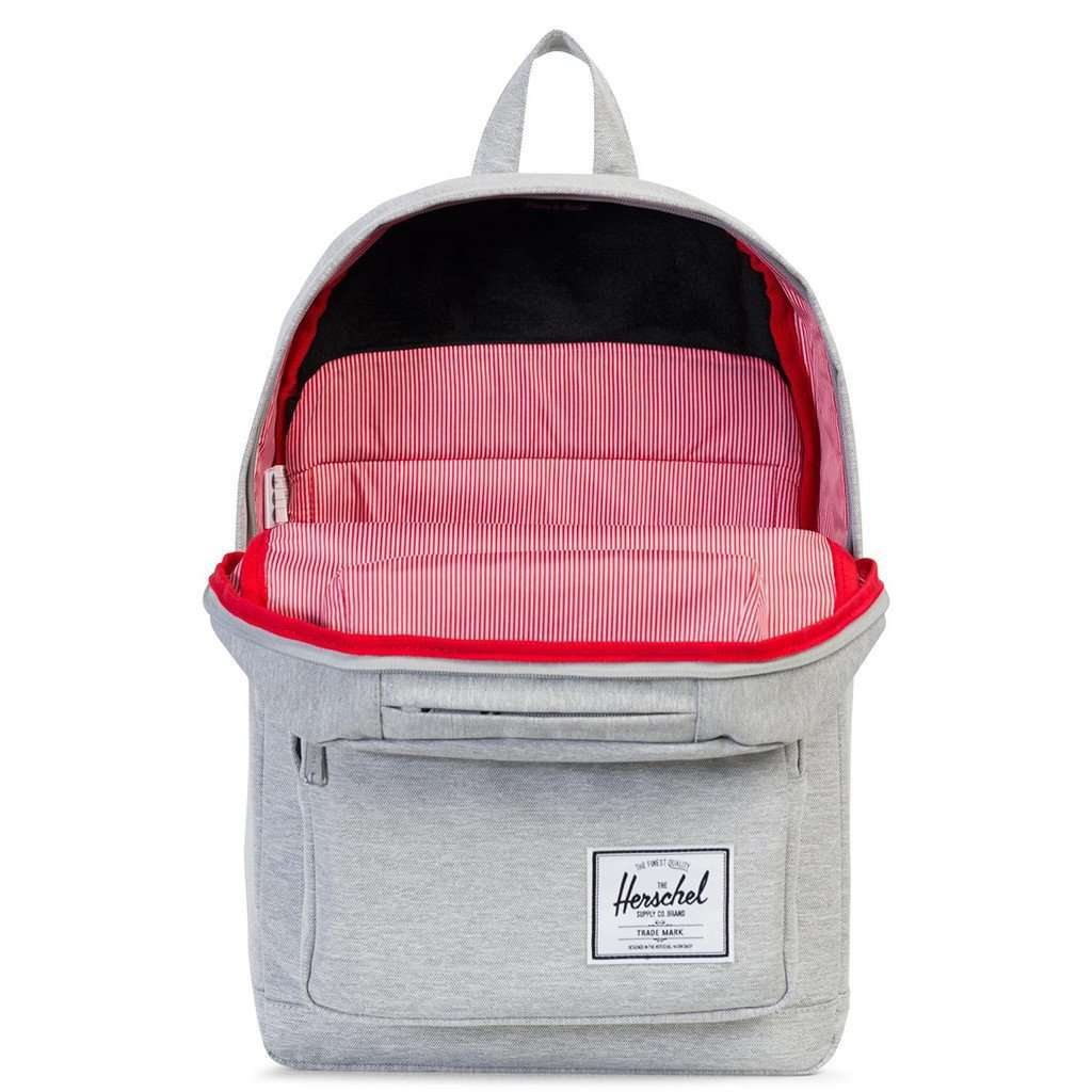 Pop Quiz Backpack in Light Grey Crosshatch by Herschel Supply Co. - Country Club Prep