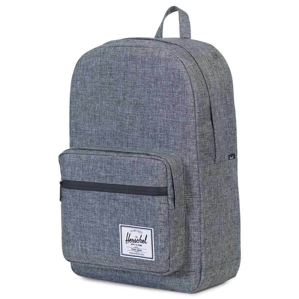 Pop Quiz Backpack in Raven Crosshatch by Herschel Supply Co. - Country Club Prep