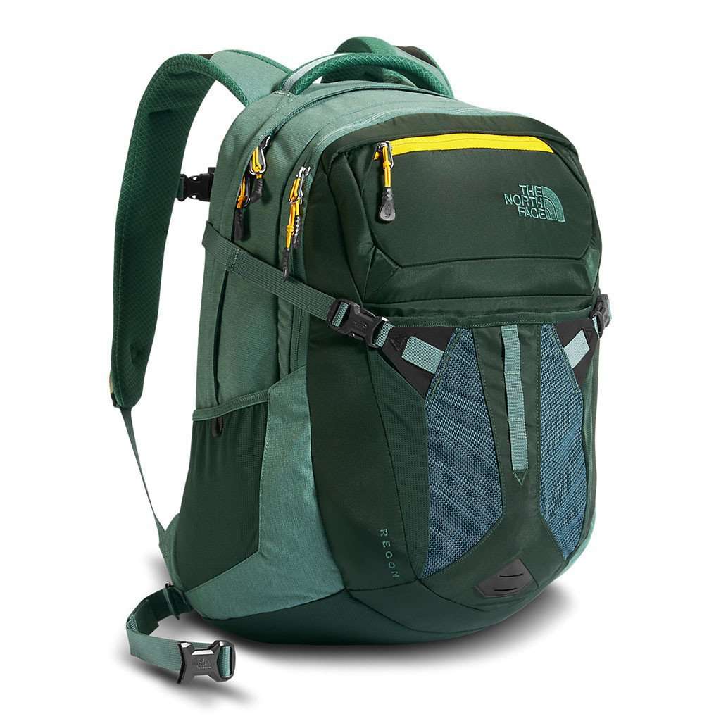 The North Face Recon Backpack in Darkest Spruce and Silver Pine