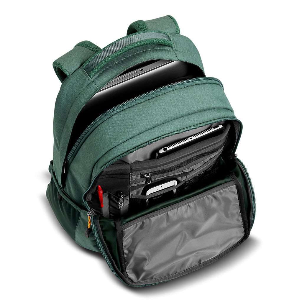Recon Backpack in Darkest Spruce and Silver Pine Green Light Heather by The North Face - Country Club Prep