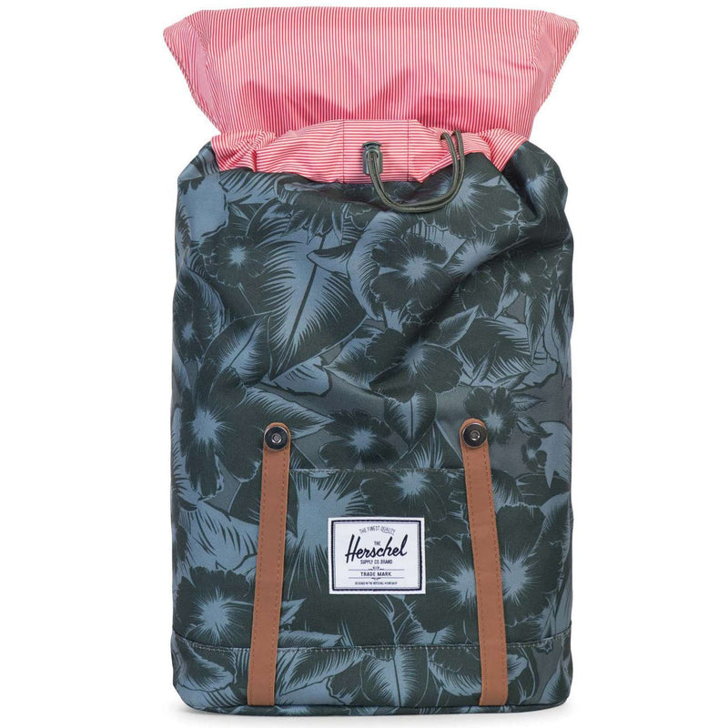 Herschel Retreat Backpack in Jungle Floral Green – Country Club Prep