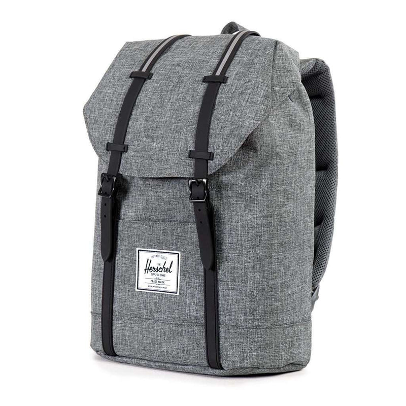 Retreat Backpack in Raven Crosshatch by Herschel Supply Co. - Country Club Prep