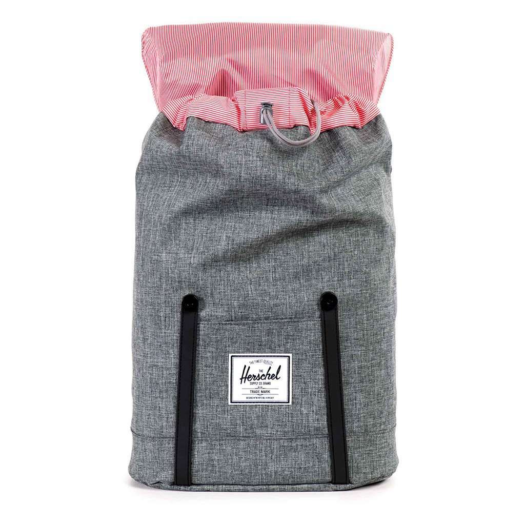 herschel backpack raven crosshatch Herschel Supply Co. Retreat Backpack in Raven Crosshatch – Country Club Prep