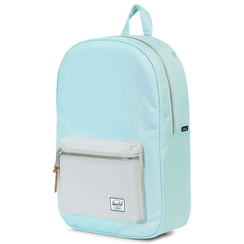 Settlement Mid Volume Backpack in Blue Tint and Glacier Grey by Herschel Supply Co. - Country Club Prep