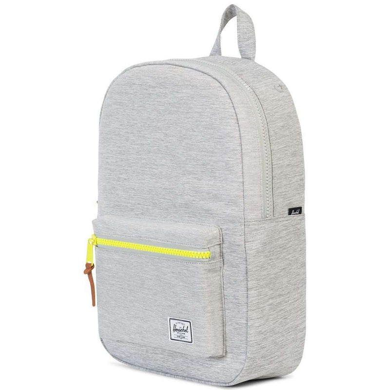 herschel backpack settlement mid volume colors Herschel Supply Co. Settlement Mid-Volume Backpack in Light Grey Crosshatch – Country Club Prep