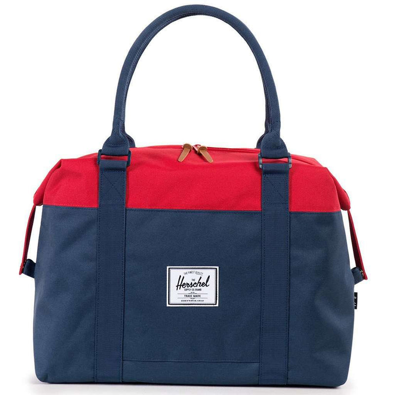 Herschel Strand Duffle Bag in Navy and Red – Country Club Prep