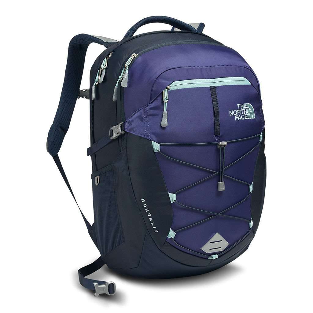 Women's Borealis Backpack Bright Navy and Urban Navy Heather by The North Face - Country Club Prep