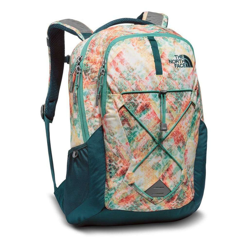 Women's Jester Backpack in Golden Haze Geo Print by The North Face - Country Club Prep