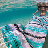 Mint Baja Towel by Sand Cloud - Country Club Prep