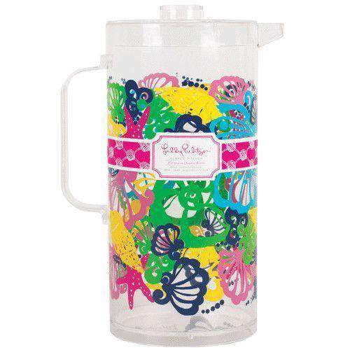 Acrylic Pitcher in Chiquita Bonita by Lilly Pulitzer - Country Club Prep