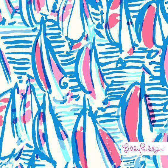 Acrylic Wine Glasses in Red Right Turn by Lilly Pulitzer - Country Club Prep