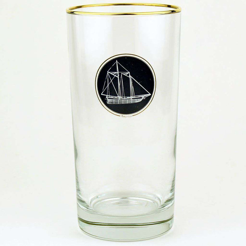 America's Cup High Ball Glasses by Richard E. Bishop - Country Club Prep