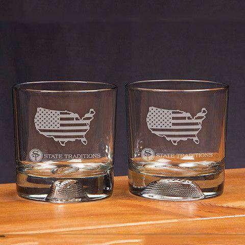 America Traditional Glassware (Set of 2) by State Traditions - Country Club Prep