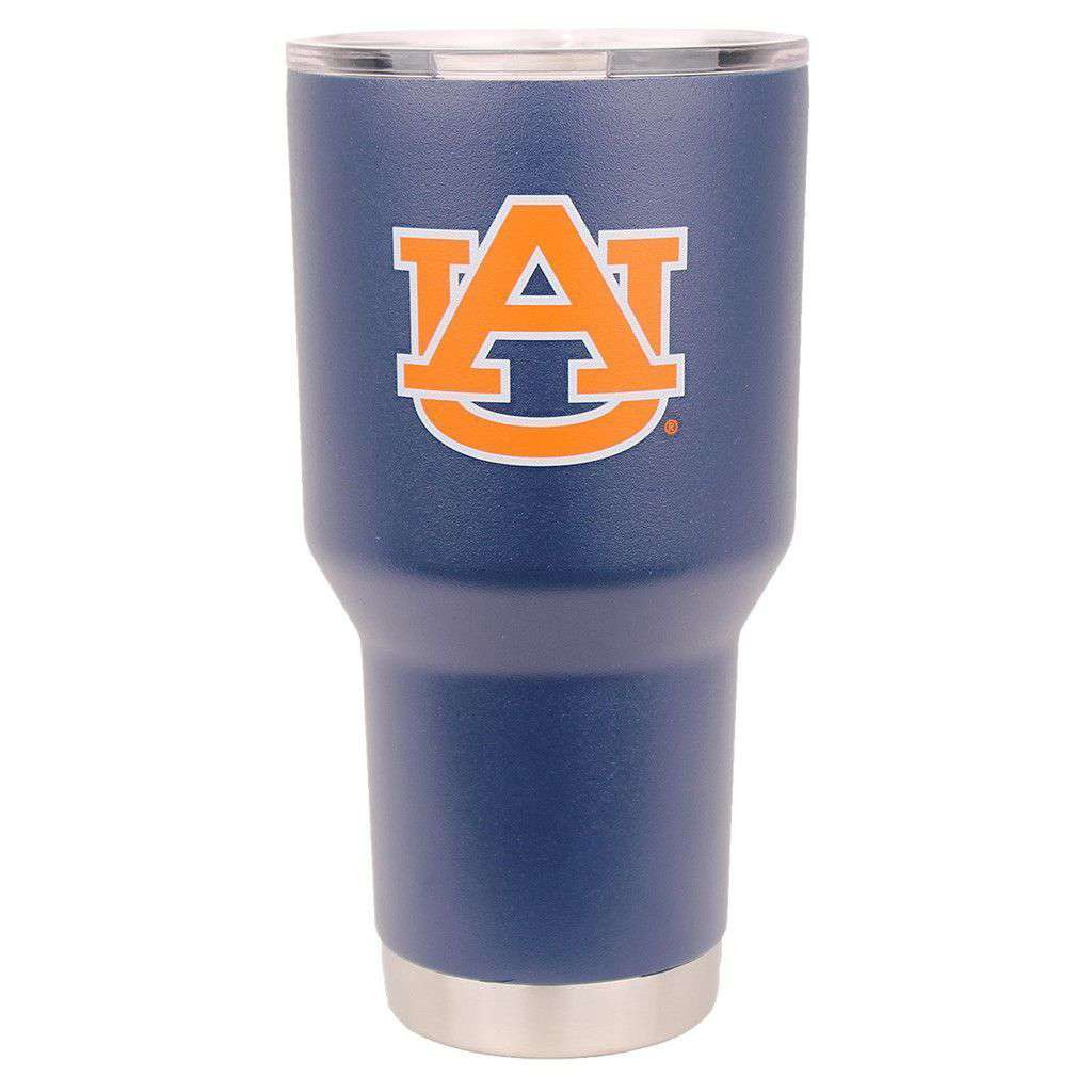 Auburn Powder Coated 30oz Tumbler in Blue by Gametime Sidekicks - Country Club Prep