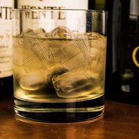Bow Ties 11 oz Rocks Glasses - Set of 4 - by Country Club Prep - Country Club Prep
