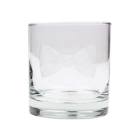Bow Ties 11 oz Rocks Glasses - Set of 4 - by Country Club Prep - Country Club Prep