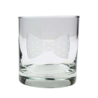 Bow Ties 11 oz Rocks Glasses - Set of 4 - by Country Club Prep - Country Club Prep