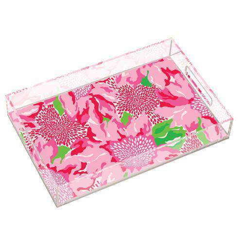Large Acrylic Serving Tray in Holiday Twinkle by Lilly Pulitzer - Country Club Prep