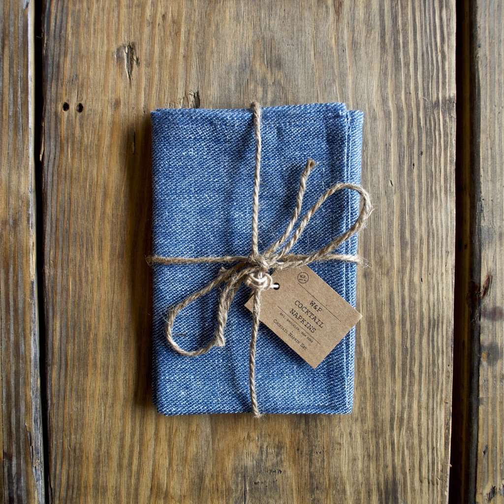 Linen Cocktail Napkins by W&P Design - Country Club Prep