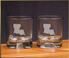 Louisiana Gameday Glassware (Set of 2) by State Traditions - Country Club Prep