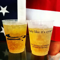 Party Like It's 1776 Red Blooded American Cups - Set of 11 by Country Club Prep - Country Club Prep