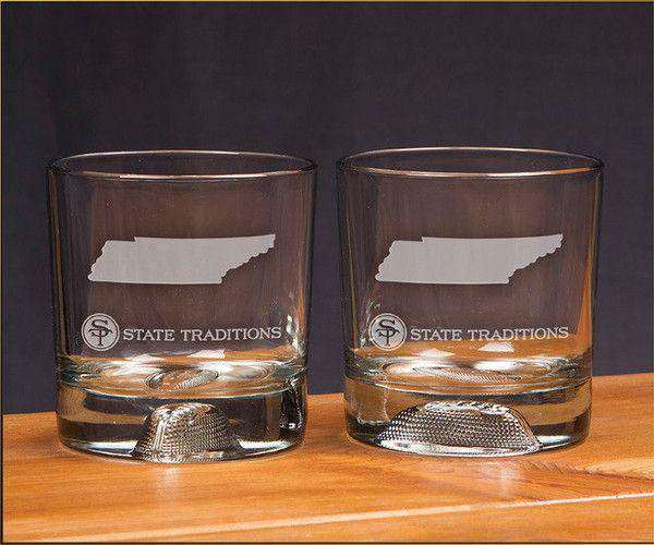 Tennessee Gameday Glassware (Set of 2) by State Traditions - Country Club Prep