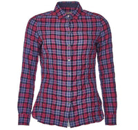 Barlett Shirt in Navy and Red Check by Barbour - Country Club Prep