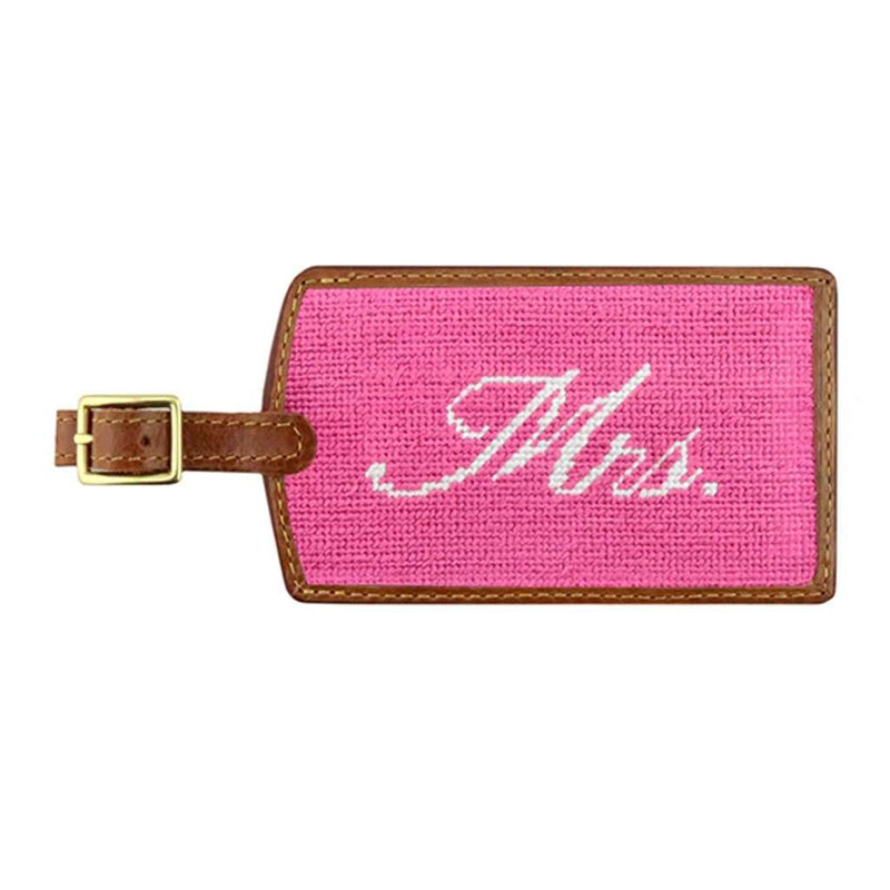 Mrs. Needlepoint Luggage Tag by Smathers & Branson - Country Club Prep
