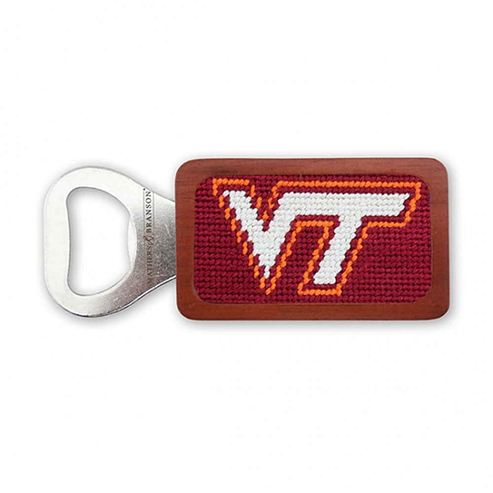 Virginia Tech Needlepoint Bottle Opener by Smathers & Branson - Country Club Prep