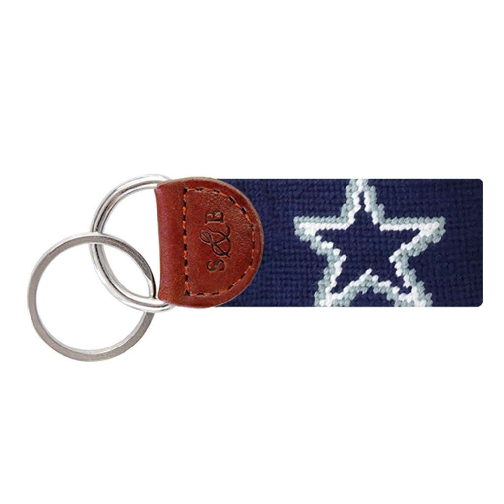 Dallas Cowboys Needlepoint Key Fob by Smathers & Branson - Country Club Prep