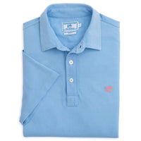 Short Sleeve Beachside Polo in Sky Blue by Southern Tide - Country Club Prep