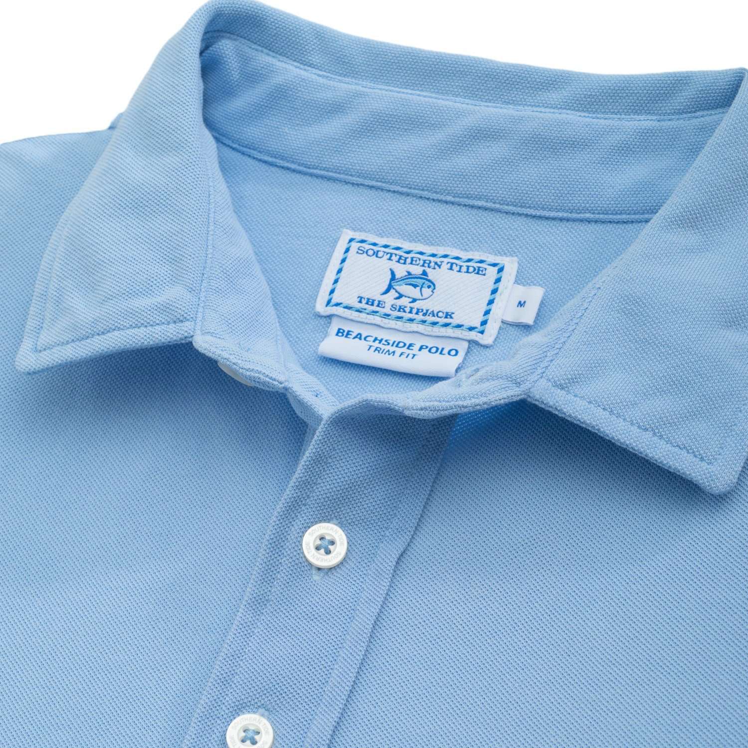 Southern Tide Short Sleeve Beachside Polo in Sky Blue – Country Club Prep